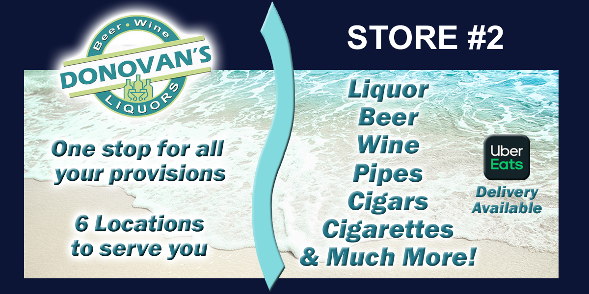 Donovan’s Liquors – Store #2. Full liquor store and bar available near me 32408